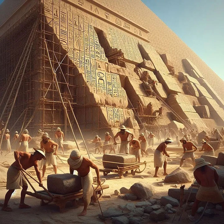 راز ساخت اهرام بزرگ مصر بالاخره فاش شد | کشف رودخانه ای که زیر شن‌های صحرای آفریقا مدفون است